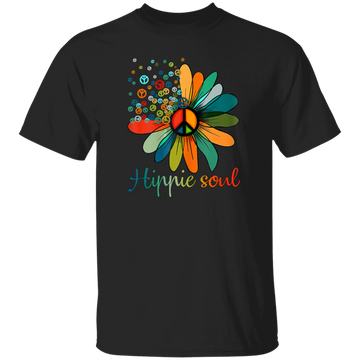 Daisy Peace Sign, Hippie Soul, Flower Lovers, Love Hippie Soul Unisex T-Shirt