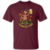 Turkey With Beer, Thanksgiving's Day, Thankful With Beer Unisex T-Shirt