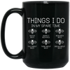 Think About Bees, Inspect Beehives, Research Bees Black Mug