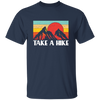Sunset Two Mountain, Take A Hike Retro, Vintage Climbing, Vintage Style Unisex T-Shirt
