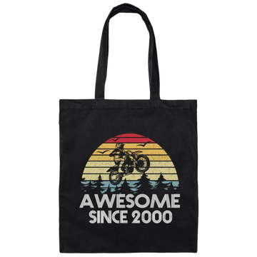 Motocross Birthday Gift Idea, 2020 Birhtday Years Canvas Tote Bag