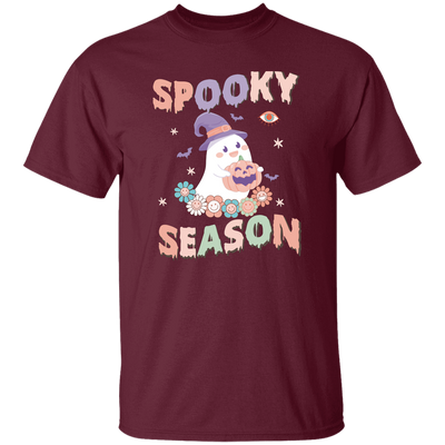 Spooky Season, Happy Halloween, Cute Boo Unisex T-Shirt