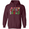 Christmas Squad, Christmas Gift Box, Xmas Light With Gift Box, Merry Christmas, Trendy Christmas Pullover Hoodie