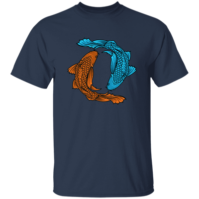 Koi Fish, Two Fishes Together, Good Luck, Prosperity, Perseverance Unisex T-Shirt