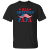 Papa, Father's Day, American Papa, Beard American Dad Unisex T-Shirt