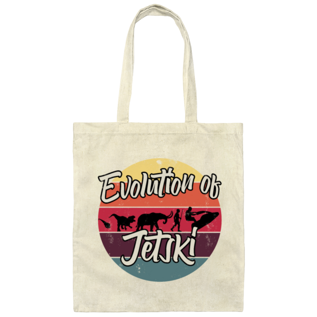 Jet Ski Skiing Boat Motorboat Surf Quote Gift Canvas Tote Bag