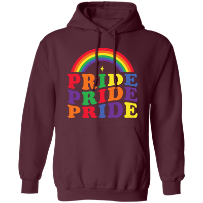 Pride's Day, LGBT Rainbow, True Love, LGBTQ's Day Pullover Hoodie