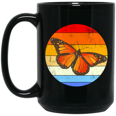 Monarch Best Gift, Biology And Conservation, Milkweed Butterfly Birthday Gift Black Mug