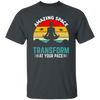 Amazing Space Transform At Your Pace, Retro Yoga Unisex T-Shirt