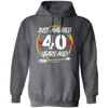 Anniversary Gift, 40th Anniversary, 40 Years Wedding, Anniversary Gift Pullover Hoodie