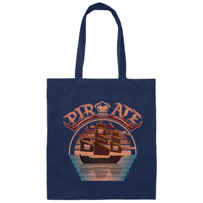 Pirate Club, The Last And Best Design For Beach Lover Canvas Tote Bag
