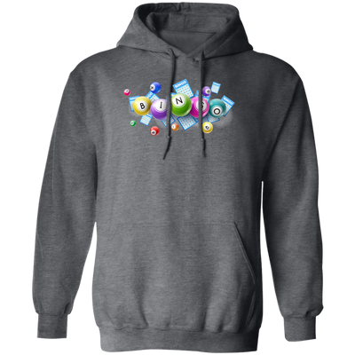 Bingo Balls And Bingo Tickets, Lottery Ticket, Win Bingo Pullover Hoodie