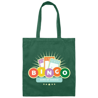 Bingo Lover, Game Of Chance, Chance For You, Get Better Life Canvas Tote Bag