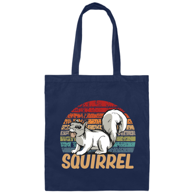 Vintage Squirrel Gift, Retro Squirrel, Best Of Squirrel Retro Style Canvas Tote Bag