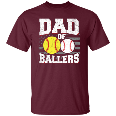 Baseball Sport, Dad Of Ballers, Retro Baseball Player Unisex T-Shirt