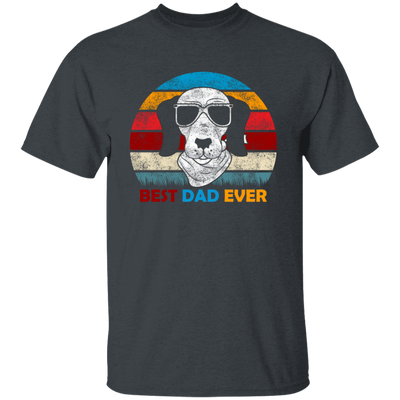 Funny Dog Gift, Retro Sunrise, Retro Tone, Dog Dad Lover Gift Unisex T-Shirt