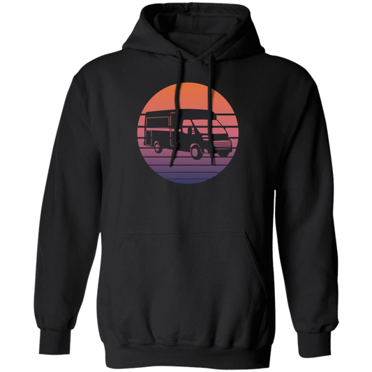 Camping Vintage, Sun Camper Gift, Campground Vacation, Like To Camp In Nature Pullover Hoodie