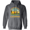 Let's Go Camping, Vintage Nurse Off Duty, Nurse Vacation, Camping Gift, Lover Camp Nurse Pullover Hoodie