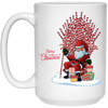 Old Santa, Drunk Christmas, Angry Santa, Chieftain Santa, Merry Christmas, Trendy Christmas White Mug