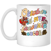 October Is My Favorite Color, Groovy October Birthday White Mug