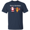 Merry Christmas, Funny Santa, Funny Reindeer, Winter Season Unisex T-Shirt