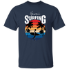 Hawaii Surfing, Retro Beach, Surfing Beach Vintage Unisex T-Shirt