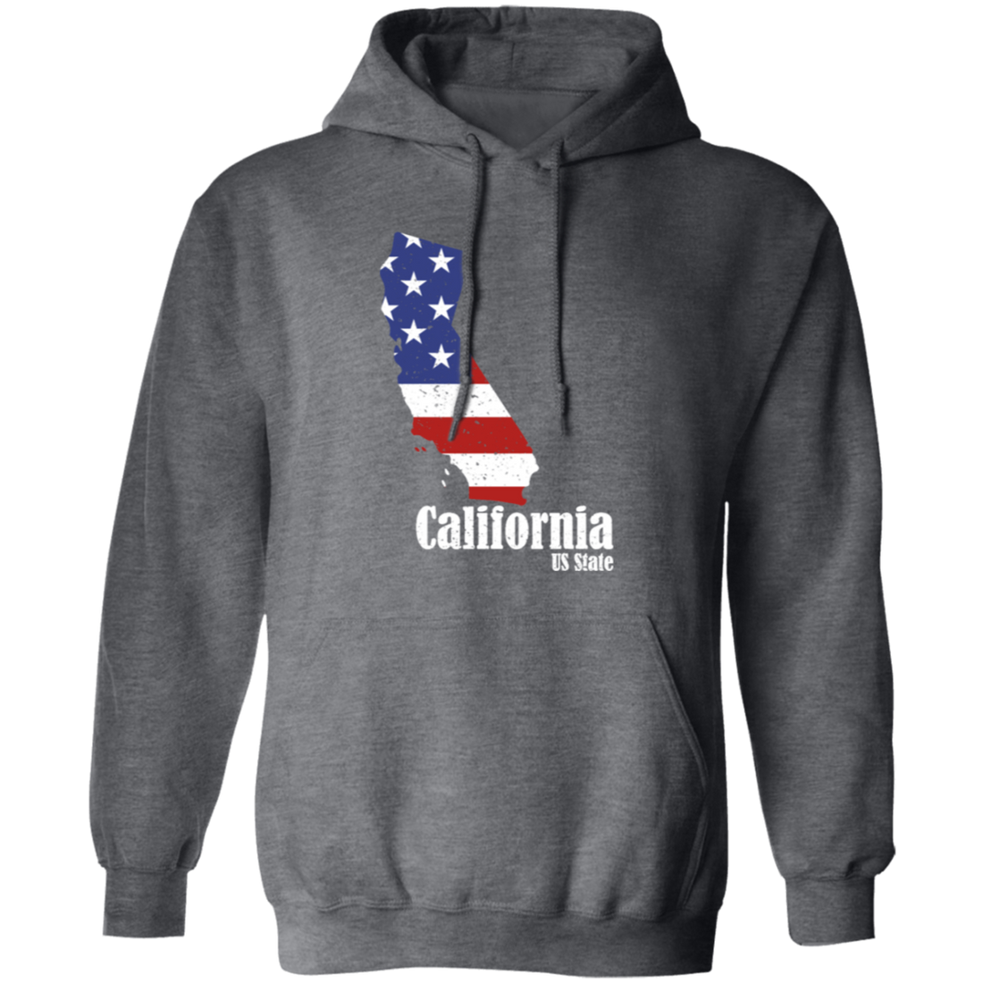 California 4th Of July Gift, California Is My Home, US State Gift Pullover Hoodie