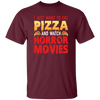 I Just Want To Eat Pizza And Watch Horror Movies, Horror Film, Halloween Party Unisex T-Shirt