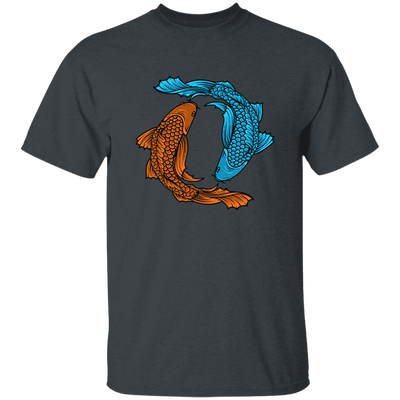 Koi Fish, Two Fishes Together, Good Luck, Prosperity, Perseverance Unisex T-Shirt