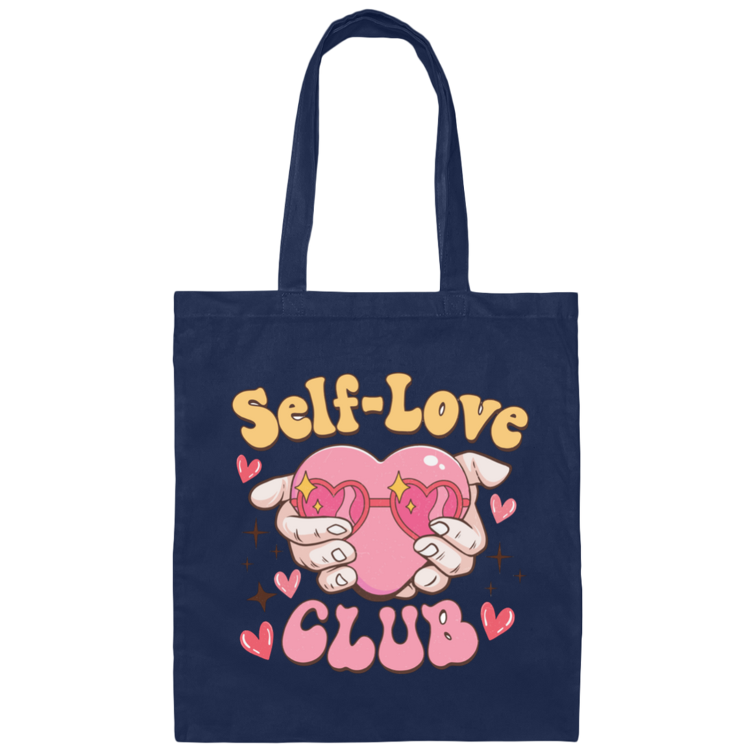 Self Love Club, The Love Club, My Love Canvas Tote Bag