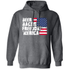 Beer Gift, Bacon Lover, Freedom Gift, American Flag, Love Bacon Gift Pullover Hoodie