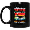 German Shepherd, Becgie, Retro German Shepherd Black Mug