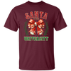 Santa University, Est 1836, Christmas Bow, Merry Christmas Christmas Unisex T-Shirt