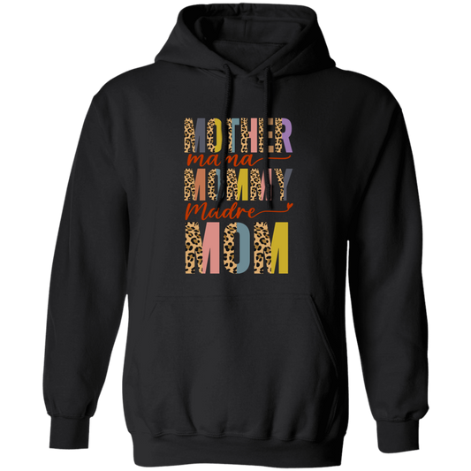 Mother's Day Gifts, Mama Groovy, American Mom, Madre, Mommy Pullover Hoodie