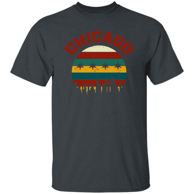 Chicago Skyline, Chicagoan Flag, Retro Chicago, Best Of Chicago Gift Unisex T-Shirt