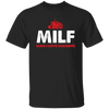 Milf, Man I Love Farming, Retro Farmer, Tractor Driver Unisex T-Shirt