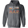 Best Of 2002, Vintage 18th Gift, Birthday Anniversary Gift, Retro Cassette Pullover Hoodie