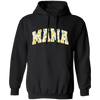 Mama Gift, Floral Mama, Mama Varsity, Mama Design, Mother's Day-yellow Pullover Hoodie