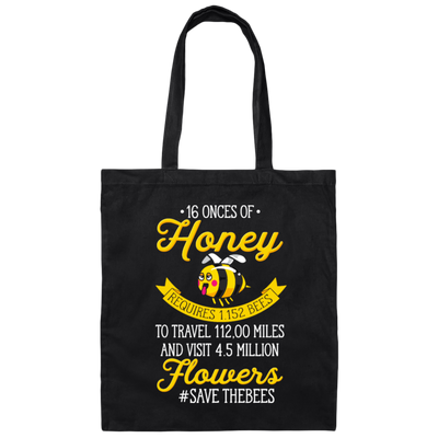 Bee Love, Save The Bees, Love All Bee, Best Bee Gift, Bee Hard Work Canvas Tote Bag