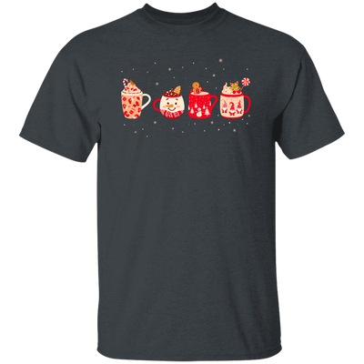 Christmas Cups, Coffee Cup, Set Cup Of Christmas, Merry Christmas, Trendy Christmas Unisex T-Shirt