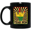 Jamaica Carribean, Jamaican Vacation, Rasta Reagge, Yeah Mon Black Mug