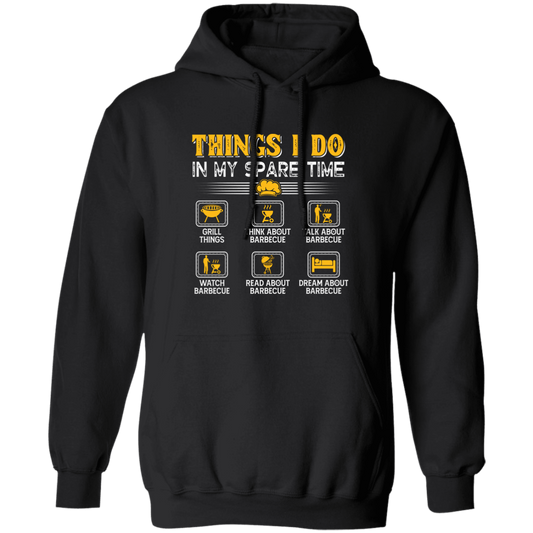 Things I Do In My Spare Time, Be A Chef, Retro Chef Pullover Hoodie