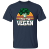 Retro Vegetable, Vegetarian Lover Gift, Love The Vegan Unisex T-Shirt