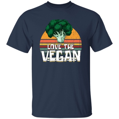 Retro Vegetable, Vegetarian Lover Gift, Love The Vegan Unisex T-Shirt