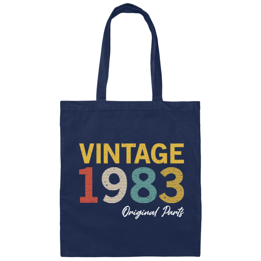 1983 Love Gift, Vintage 1983, 1983 Original Parts, Lover 1983 Gift Canvas Tote Bag
