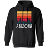 Retro Arizona, Arizona Mountain, National Park Pullover Hoodie