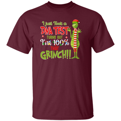 I Just Took A DNA Test, Turn Out I Am 100 Percent That Grinch, Trendy Halloween Unisex T-Shirt