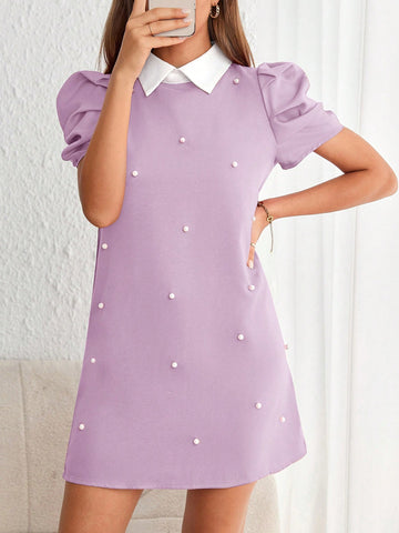 Introducing the Effortless Elegance dress: a minimalist masterpiece. With its solid color and pleated design, this dress exudes style and sophistication. Combining simplicity with elegance, this dress is perfect for daily wear. Elevate your wardrobe with effortless ease.