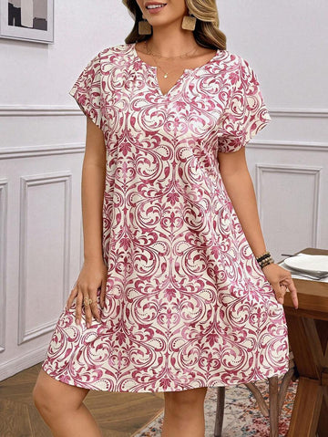 Step into sunny days with this effortlessly chic plus size summer dress, blooming with vibrant floral prints perfect for any casual outing. Lightweight and breezy, it keeps you cool while adding a playful splash of color to your wardrobe. Whether you're brunching with friends or enjoying a stroll in the park, this dress combines comfort and style with a flattering fit designed just for you. Embrace sunny vibes and effortless charm all season long!