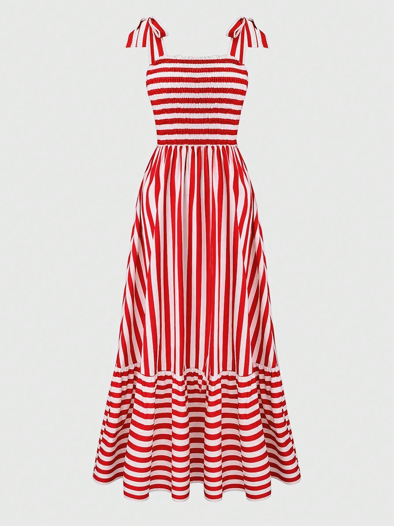 Get ready for beach perfection with our Effortlessly Chic Striped Maxi Dress! This dress combines effortless style with ultimate comfort, making it perfect for your next beach vacation. Say hello to easy beach fashion with this must-have dress!